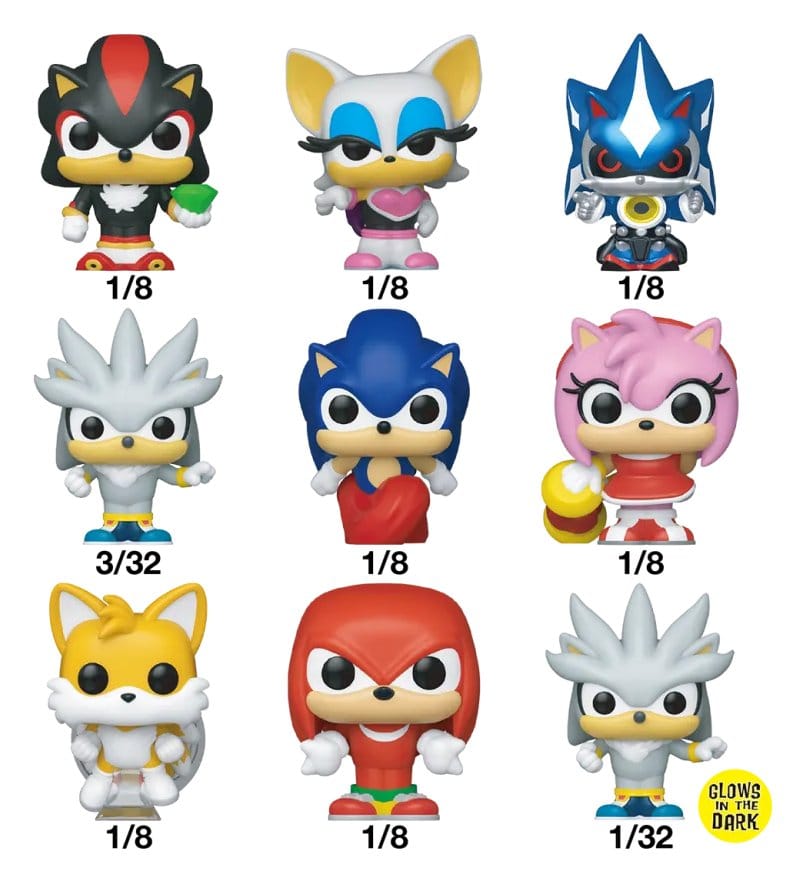Sonic the Hedgehog Bitty POP! Vinyl Figuren 2 cm Display (32)