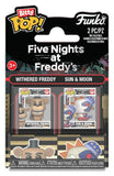 Five Nights at Freddy's Bitty POP! Vinyl Figuren 2er-Pack Withered Freddy & Sun & Moon 2 cm