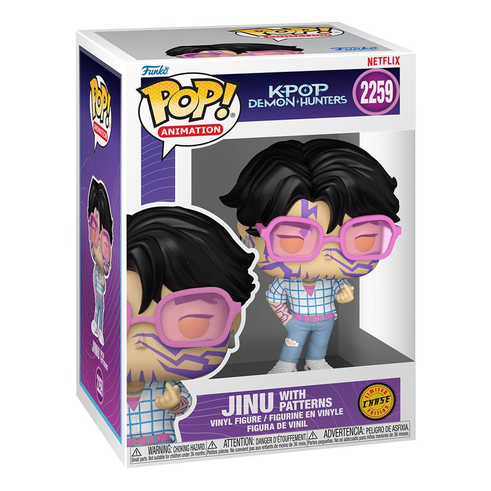 KPop Demon Hunters POP! Animation Vinyl Figuren Jinu w/Chase 9 cm Sortiment (6)