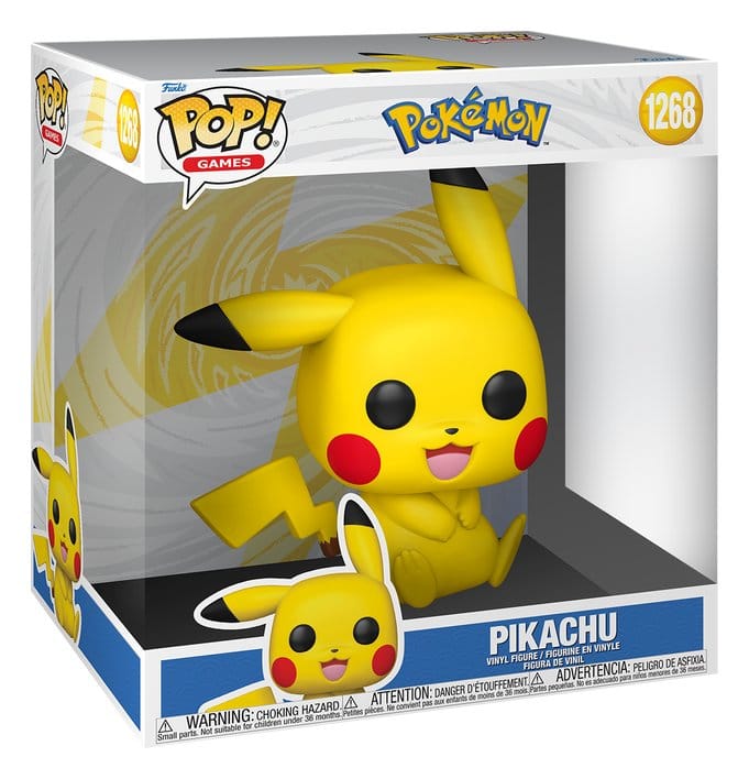 Pokémon Mystery Minis Minifiguren Pikachu (Sitting) 5 cm Display (12)
