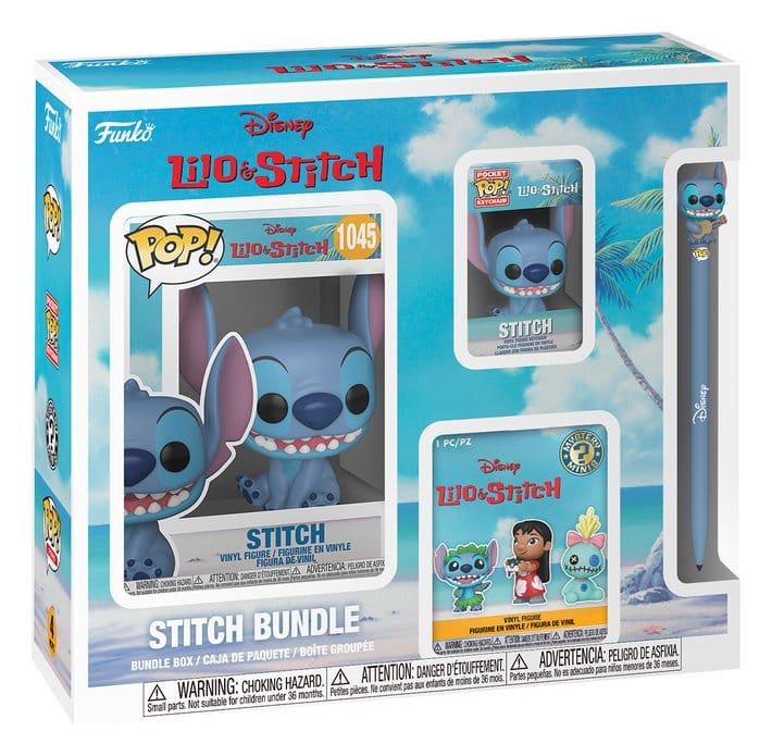 Lilo & Stitch POP! Vinyl Figuren 4er-Pack Stitch Black Friday Bundle 9 cm
