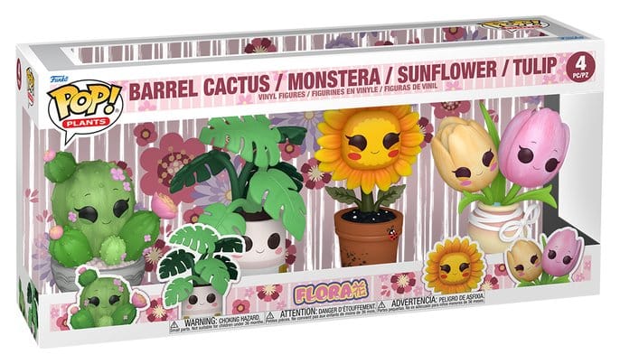 Flora POP! Vinyl Figuren Flora Black Friday 4PK 9 cm