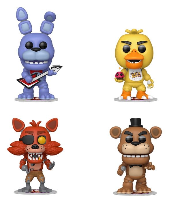 Five Nights at Freddy's POP! Vinyl Figuren 4-Pack Black Friday Bundle 9 cm