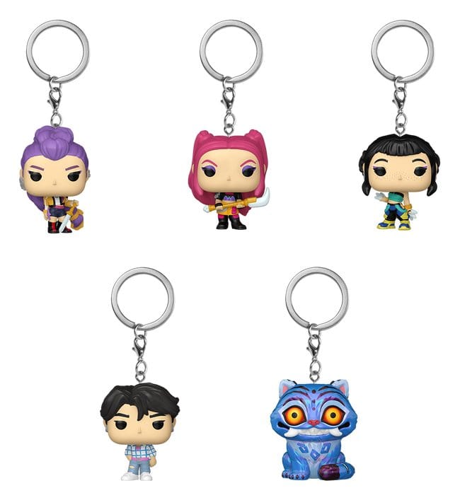KPOP Demon Hunters POP! Schlüsselanhänger Blind Box PDQ Display (12)