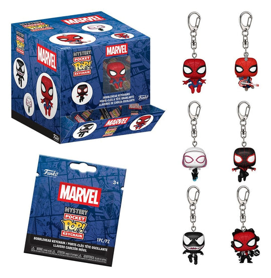 Spider-Man Pocket POP! Schlüsselanhänger Blind Box Sortiment (12)