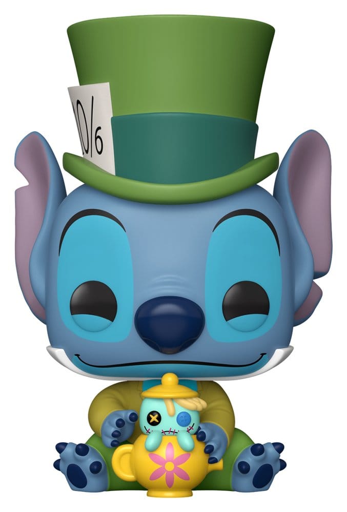 Lilo & Stitch POP! Disney Vinyl Figur Stitch as Mad Hatter 9 cm