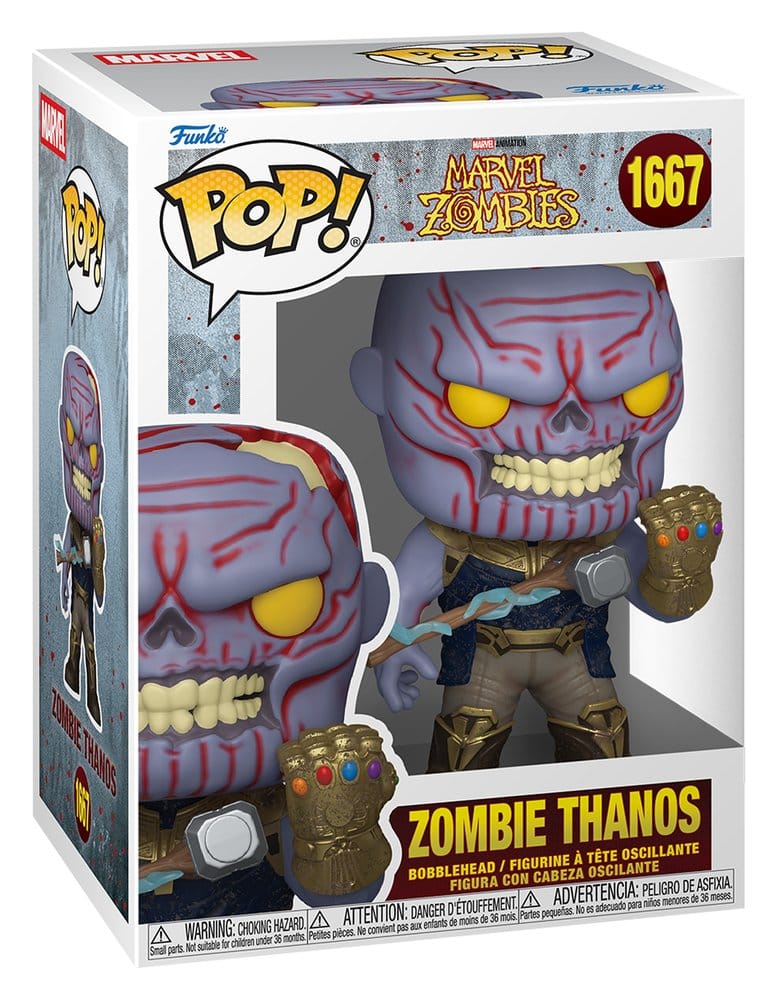 Marvel POP! Comics Vinyl Figur Zombie Thanos 9 cm