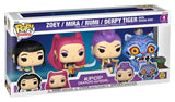 KPop Demon Hunters POP! Vinyl Figuren 4er-Pack KPOP DH