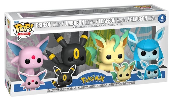 Pokemon POP! Vinyl Figuren 4er-Pack Eeveelutions #2 Black Friday Bundle 9 cm