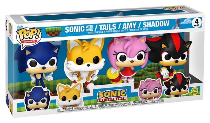 Sonic - The Hedgehog POP! Vinyl Figuren 4er-Pack Sonic