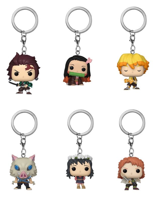 Demon Slayer: Kimetsu no Yaiba POP! Vinyl Schlüsselanhänger 4 cm Display (12)