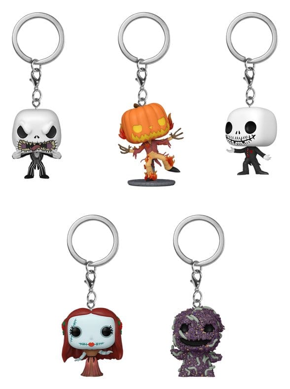 Nightmare before Christmas POP! Vinyl Schlüsselanhänger 4 cm Display (12)