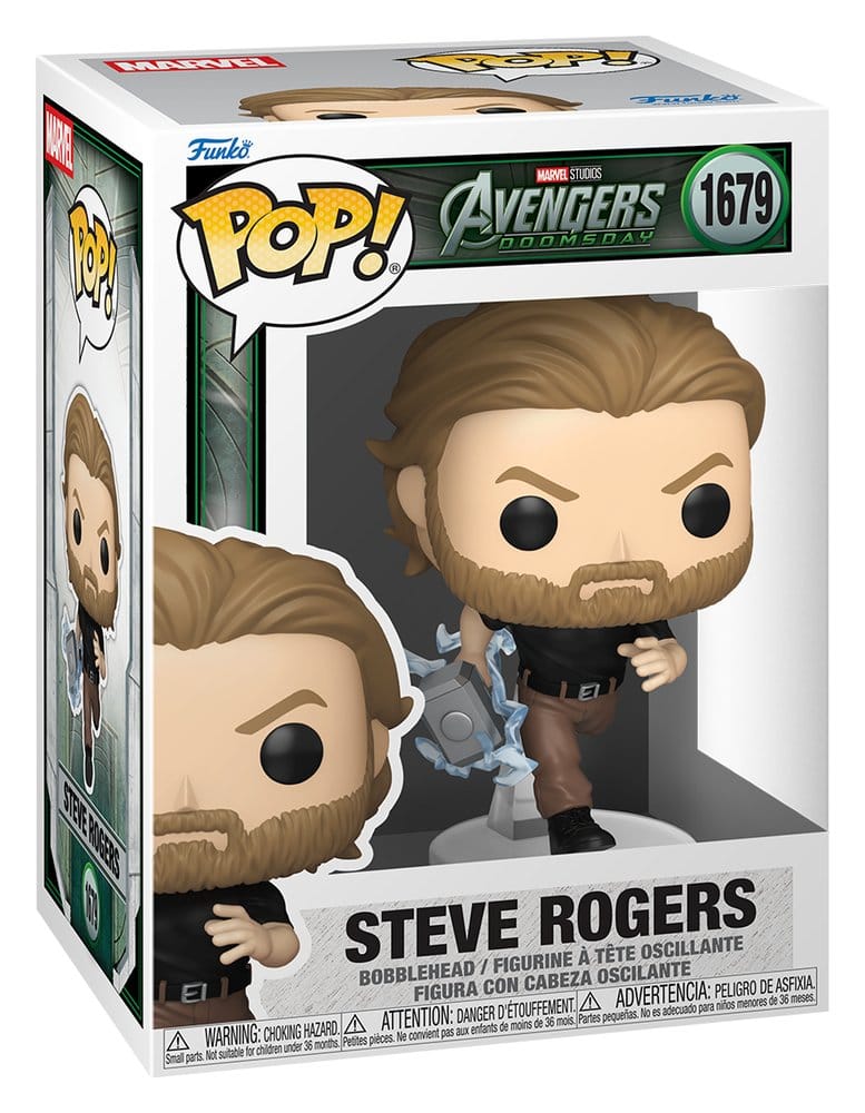 Marvel POP! Comics Vinyl Figur Steve Rogers (Doomsday) 9 cm
