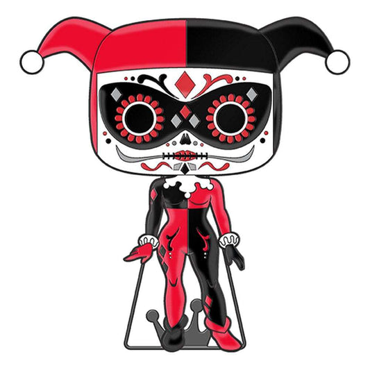 DC Comics DOTD Loungefly POP! Pin Ansteck-Pin Harley Quinn (Glow-in-the-Dark) 10 cm