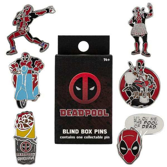 Marvel Loungefly Ansteck-Pins Blind Box Sortiment Deadpool (12)