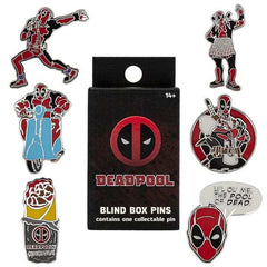 Marvel Loungefly Ansteck-Pins Blind Box Sortiment Deadpool (12)