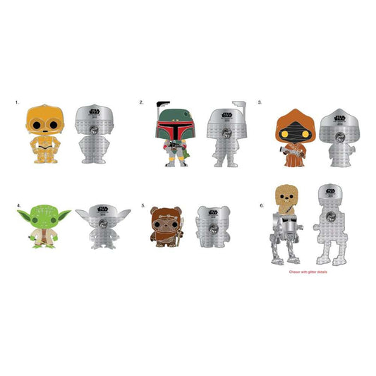 Star Wars POP! Pin Ansteck-Pins Group NCA 3 cm Sortiment (12)