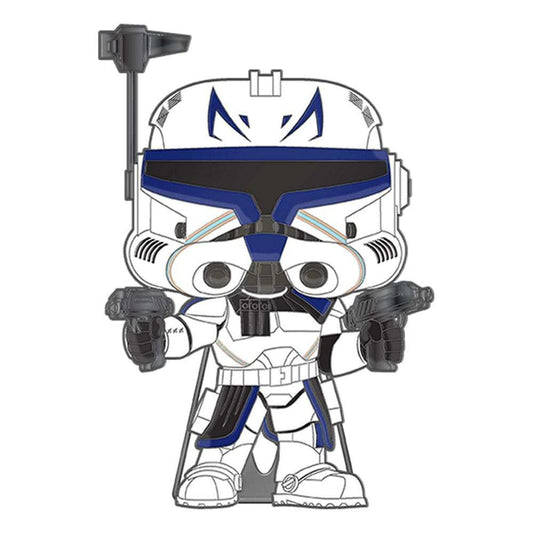 Star Wars Clone Wars Loungefly POP! Pin Ansteck-Pin Captain Rex (Glow-in-the-Dark) 10 cm