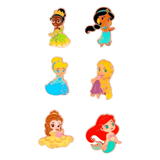 Disney Loungefly POP! Pin Ansteck-Pins Princess Chibi 4 cm Sortiment (12)