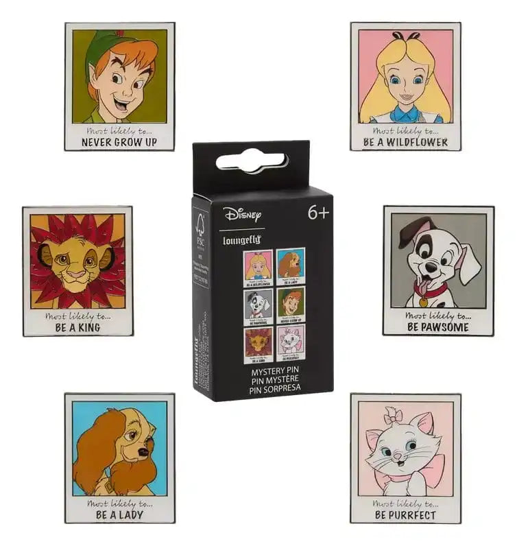 Disney by Loungefly Ansteck-Pins Blind Box Classics Year Book Display (12)