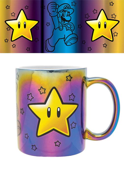 Super Mario Metallic Tasse Star Power
