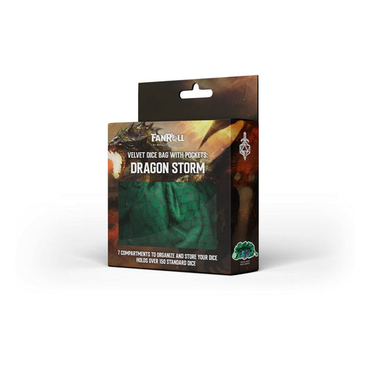 Dragon Storm Würfelbeutel mit Fächern Green Dragon Scales
