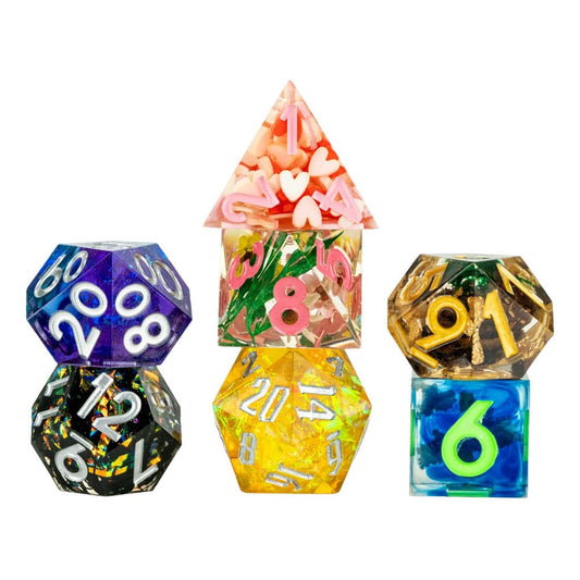 Misfit Adopt a Misfit Würfel Set Blind Box Sharp Edge Dice Sortiment (12)