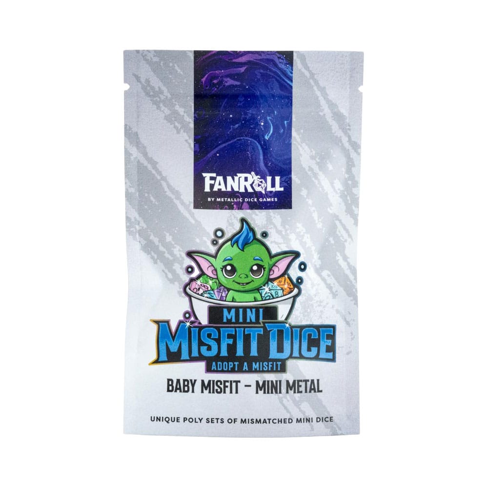 Misfit Adopt a Misfit Mini Würfel Set Blind Bag Display  Baby Misfit - Mini Metal Sortiment (12)