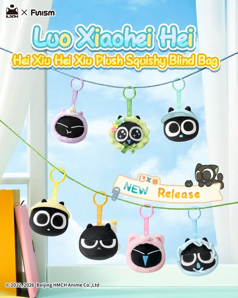 Luo Xiaohei Hei Xiu Hei Xiu Plüschfigur Squishy Blind Bag Display (6)