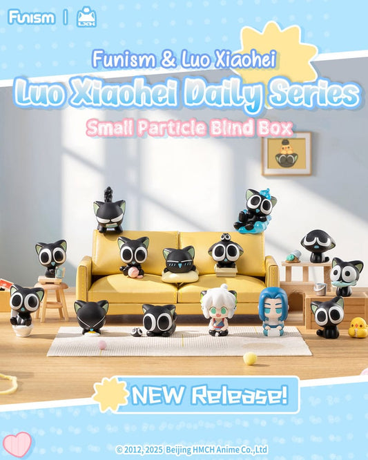 Luo Xiaohei Blind Box Minifiguren Q face Series 1 3 cm Display (4)