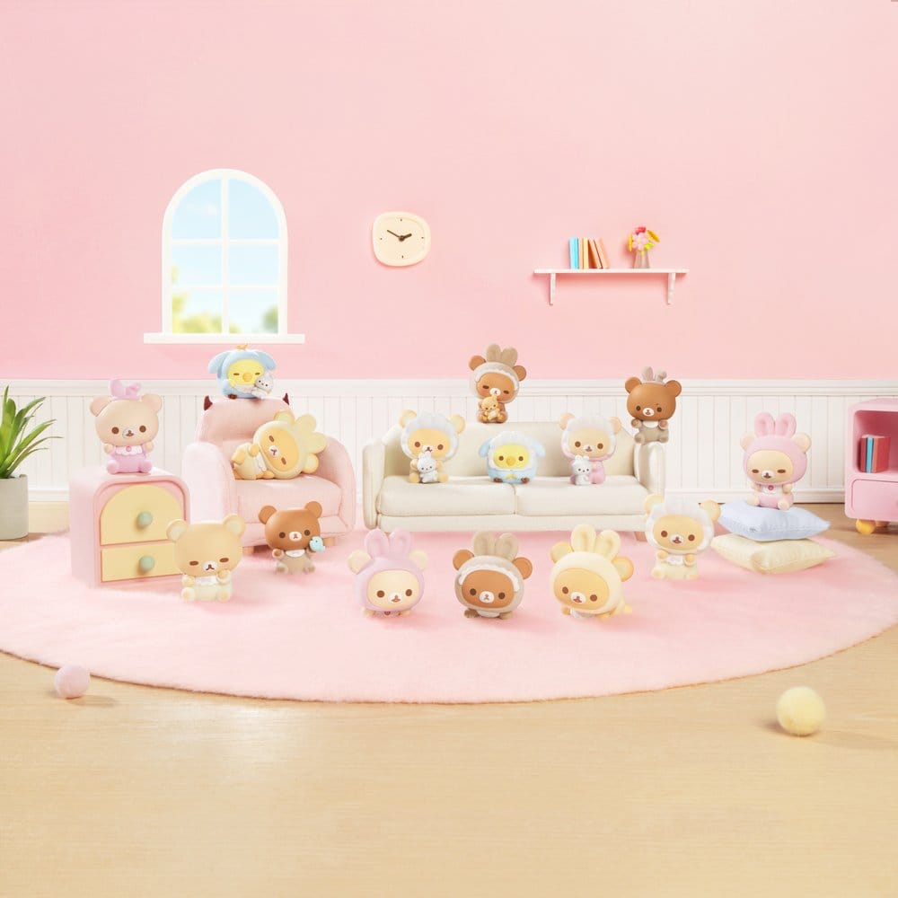 Rilakkuma Nuonuo Baby Series Blind Box Minifiguren Cubby Face Display (4)