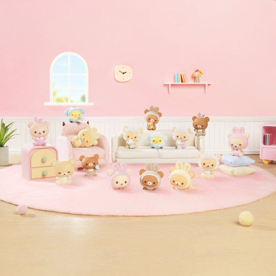 Rilakkuma Nuonuo Baby Series Blind Box Minifiguren Cubby Face Display (4)