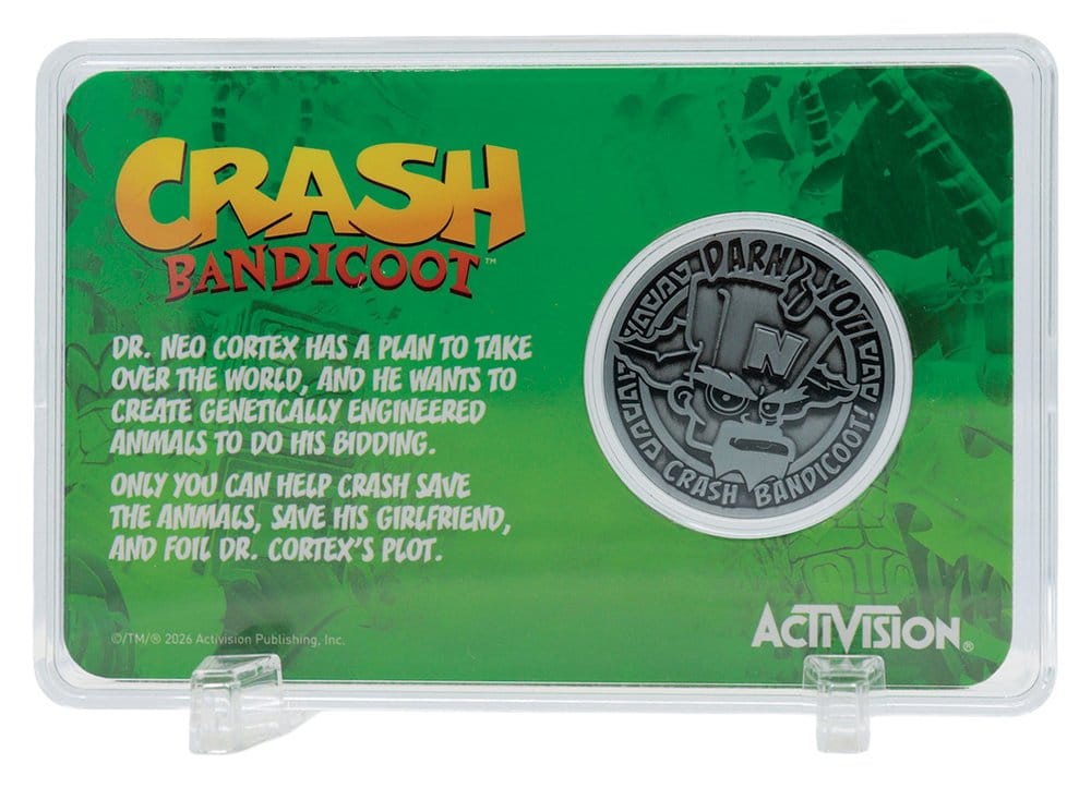 Crash Bandicoot Sammelmünze Presentation Limited Edition