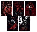 Diablo Kunstdruck Set of Five Limited Edition 36 x 28 cm