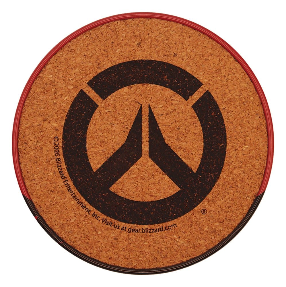 Overwatch Untersetzer 4er-Pack bedrucktes Metall