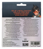 Overwatch Untersetzer 4er-Pack bedrucktes Metall