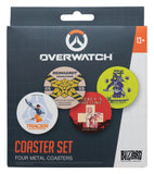 Overwatch Untersetzer 4er-Pack bedrucktes Metall