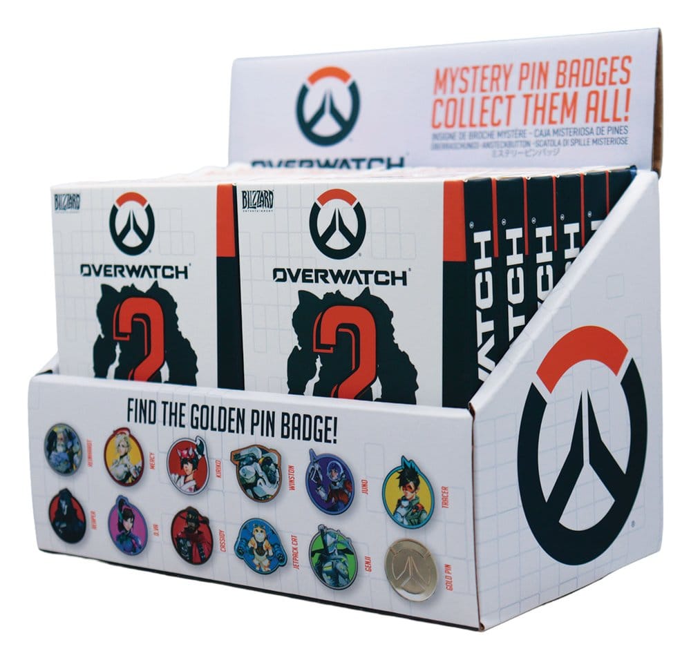 Overwatch Mystery Ansteck-Pins Blind Box Sortiment (12)