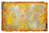 World of Warcraft Replik Metal Map of Azeroth Limited Edition 12 x 18 cm