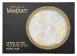 World of Warcraft Replik Metal Map of Azeroth Limited Edition 12 x 18 cm