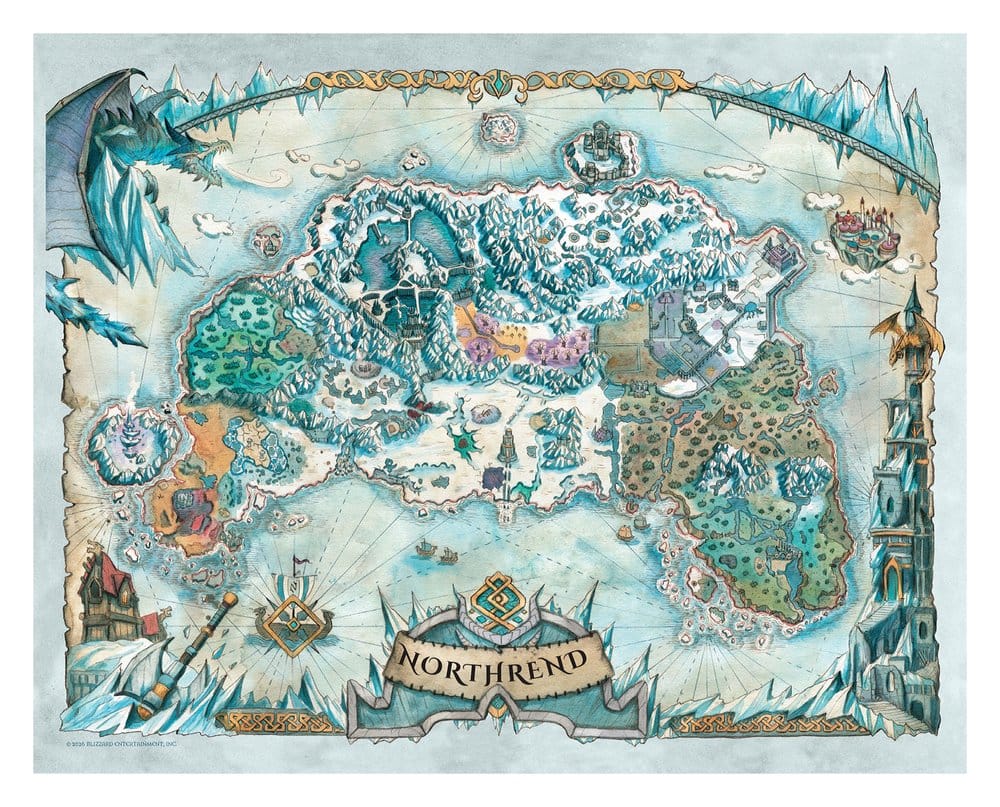 World of Warcraft Kunstdruck Set Limited Edition 42 x 30 cm