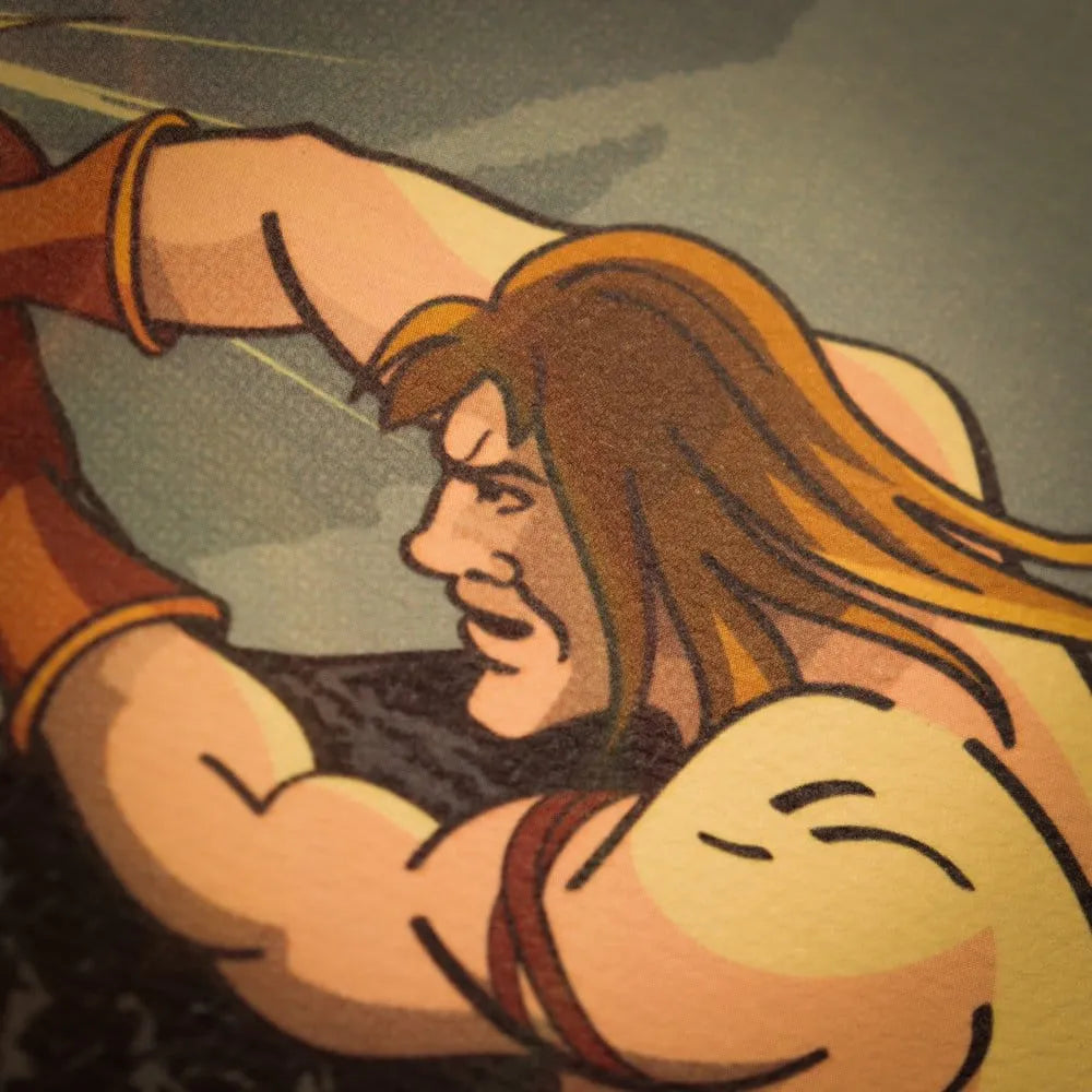 Fallout Kunstdruck Grognak the Barbarian Limited Edition 42 x 30 cm