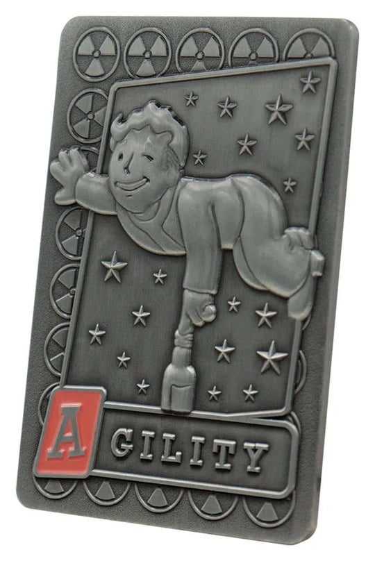 Fallout Metallbarren mit Album S.P.E.C.I.A.L. Perk Card Collector’s Album