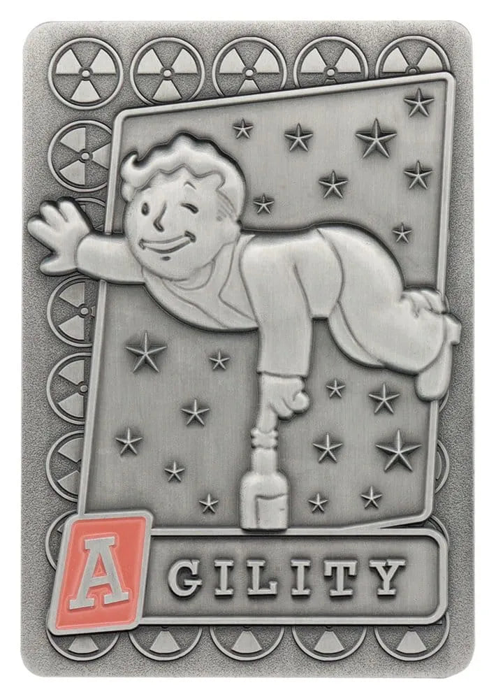 Fallout Metallbarren mit Album S.P.E.C.I.A.L. Perk Card Collector’s Album