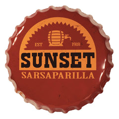 Fallout Blechschild Sunset Sarsaparilla Bottle Cap