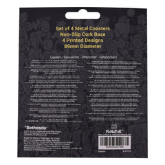 Fallout Untersetzer 4er-Pack Metal Drinks