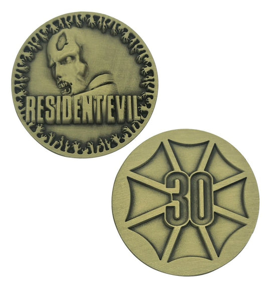 Resident Evil Sammelmünze 30th Anniversary Antique Brass Edition