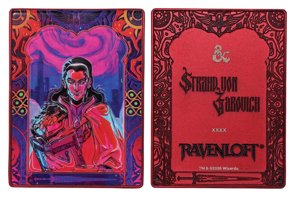 Dungeons & Dragons Metallbarren Set of Three Ravenloft Darklord Ingots Limited Edition