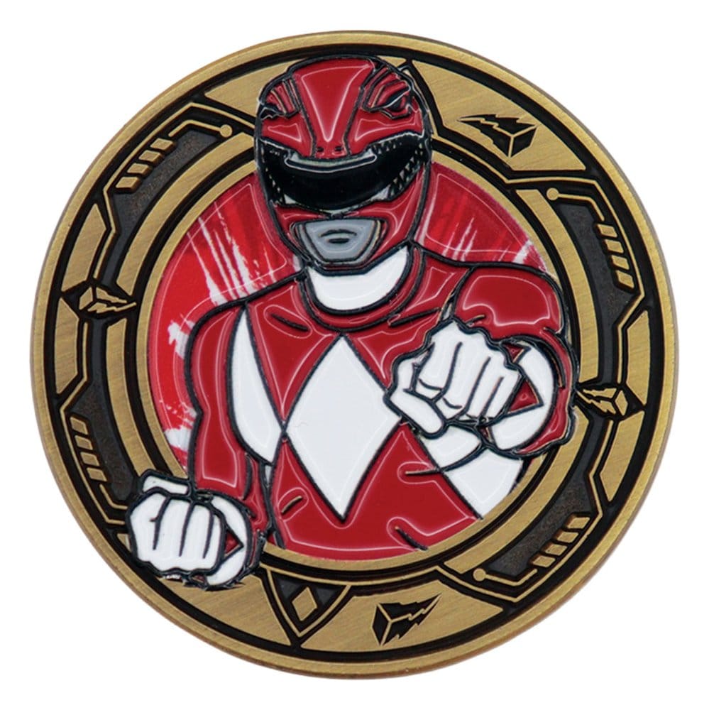 Power Rangers Sammelmünze Red Ranger Limited Edition