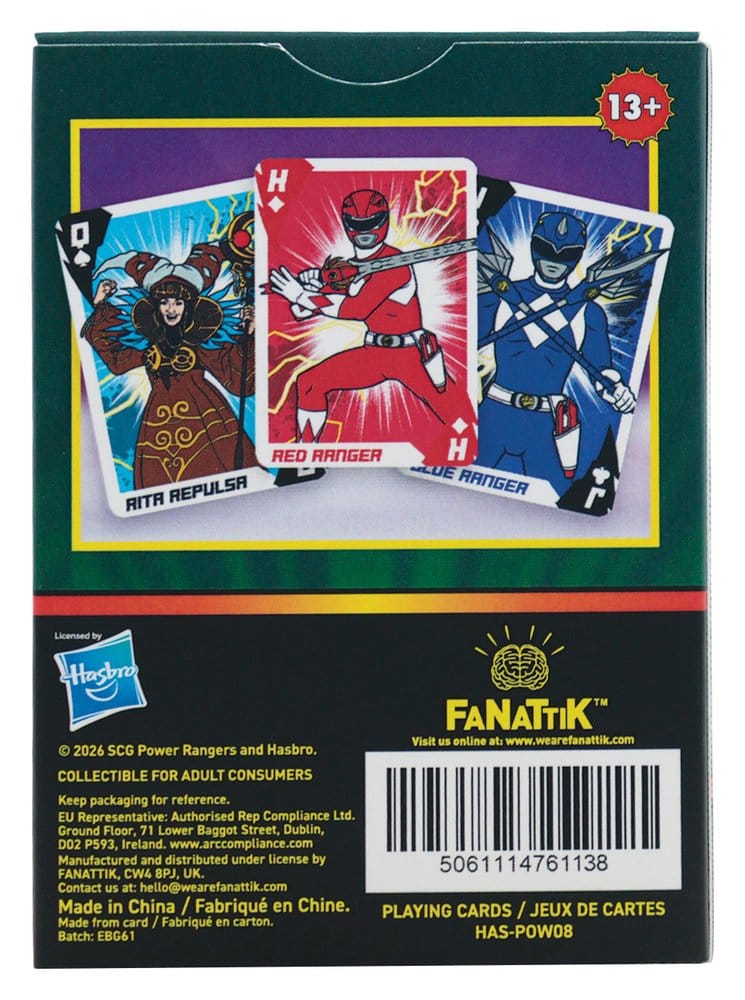Power Rangers Spielkarten Display (12)